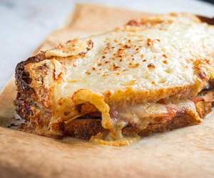 Make Dominique Ansel's Croque Monsieur; photograph by Daniel Krieger