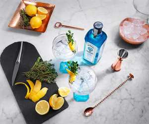 Bombay Sapphire's lemon and thyme twist