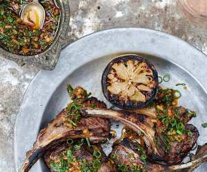 Make Caravan's chargrilled lamb cutlets with chermoula marinade