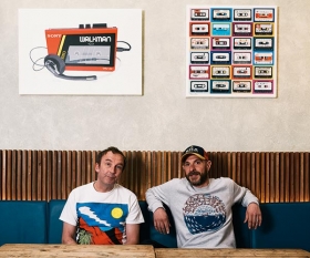 Carl Clarke and David Wolanski, co-founders of Chick 'n' Sours; photograph by Chris Coulson