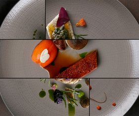 Dishes from the tasting menu at Mark Jarvis's Anglo, in Clerkenwell