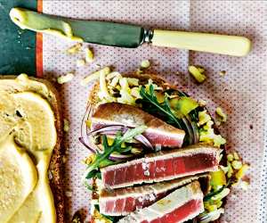 Make Grill My Cheese's fresh tuna melt; photography by Martin Poole