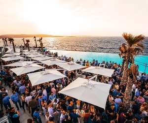 Cafe de Mar at Sunset, Malta