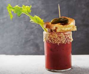 Make Florence Cherruault's Very Dirty Bloody Mary cocktail; photography by Clare Lewington