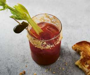 Florence Cherruault's quick grilled cheese toastie garnish; photography by Clare Lewington