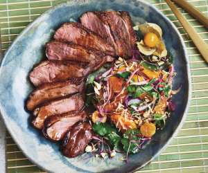 Make Luiz Hara's roast duck in clementine teriyaki glaze; photograph by Simon Smith
