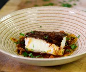 José Pizarro's Norwegian cod a la donostiarra