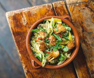 Casa do Frango’s green rice
