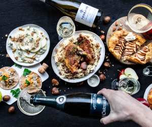 Loire Valley Wine festive meal in a box