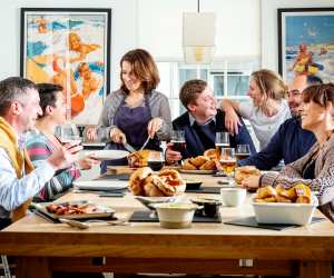 Sharp's beer recipes | a group around a table