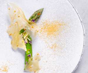A dish at Alain Ducasse at the Dorchester