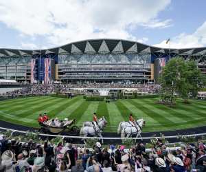 The Royal Procession at Ascot