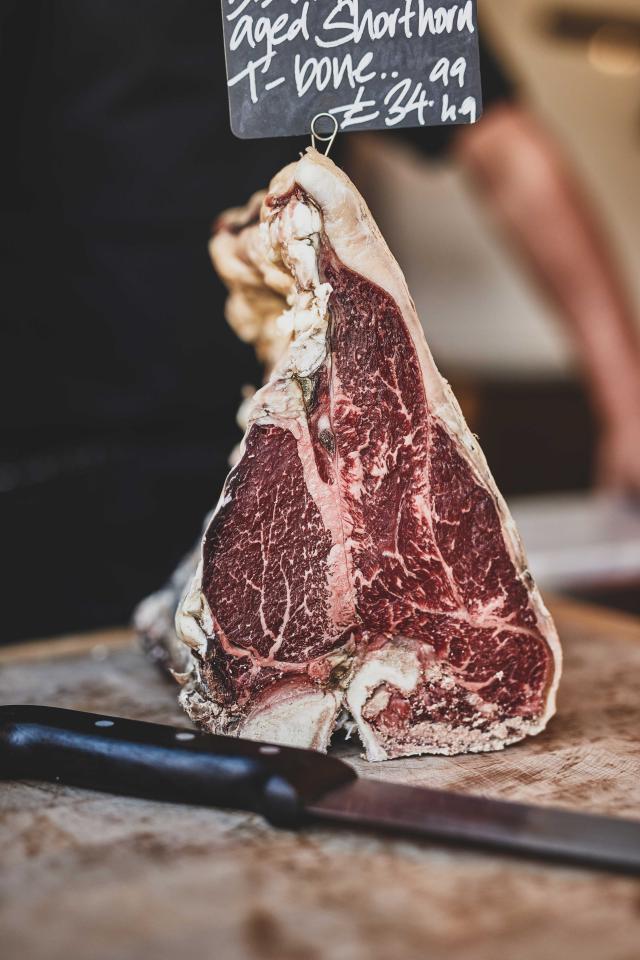 Best butchers in London: Provenance Village Butchers T-bone steak