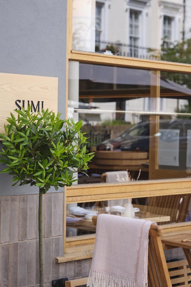 Sumi's restaurant terrace Sumi's restaurant terrace