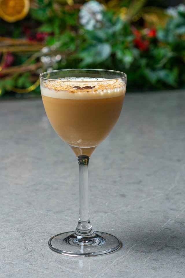 Christmas cocktail recipes: Christmas Flip from Pied à Terre