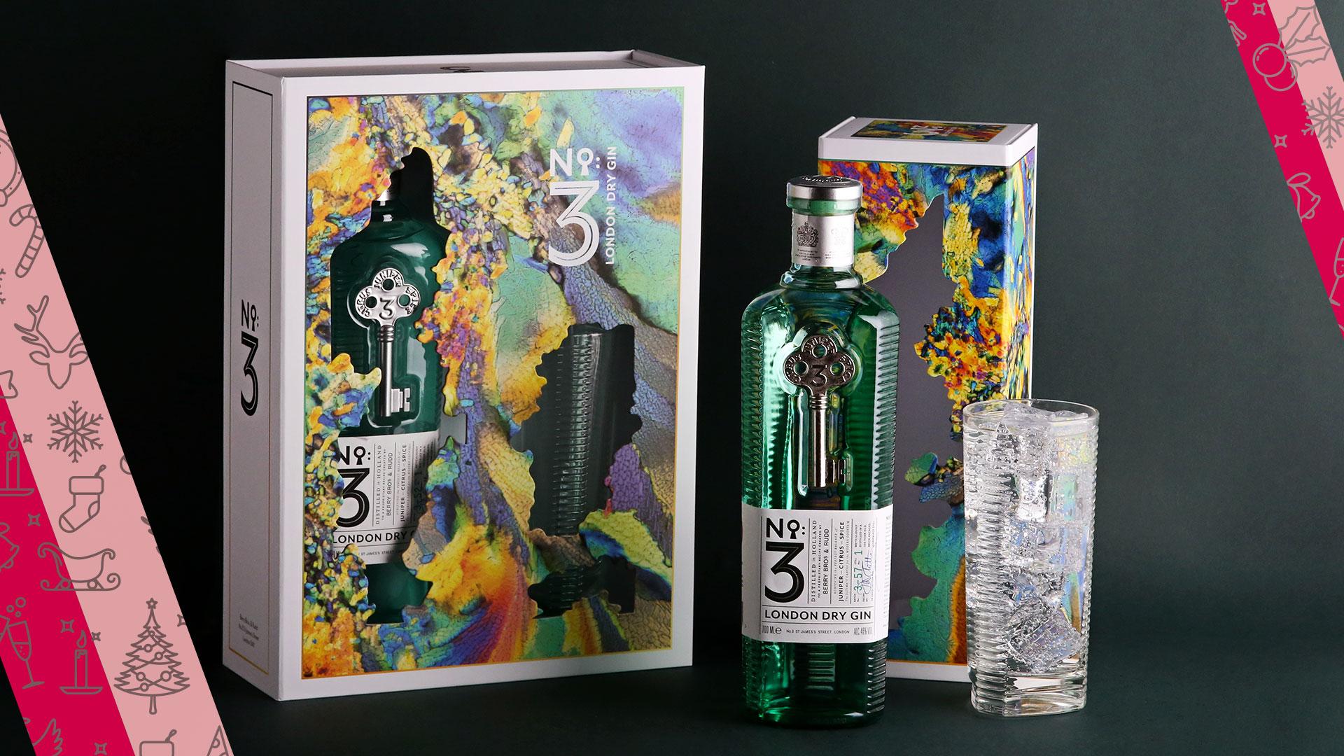 Food and drink Christmas gifts: No3 gin gift set Food and drink Christmas gifts: No3 gin gift set
