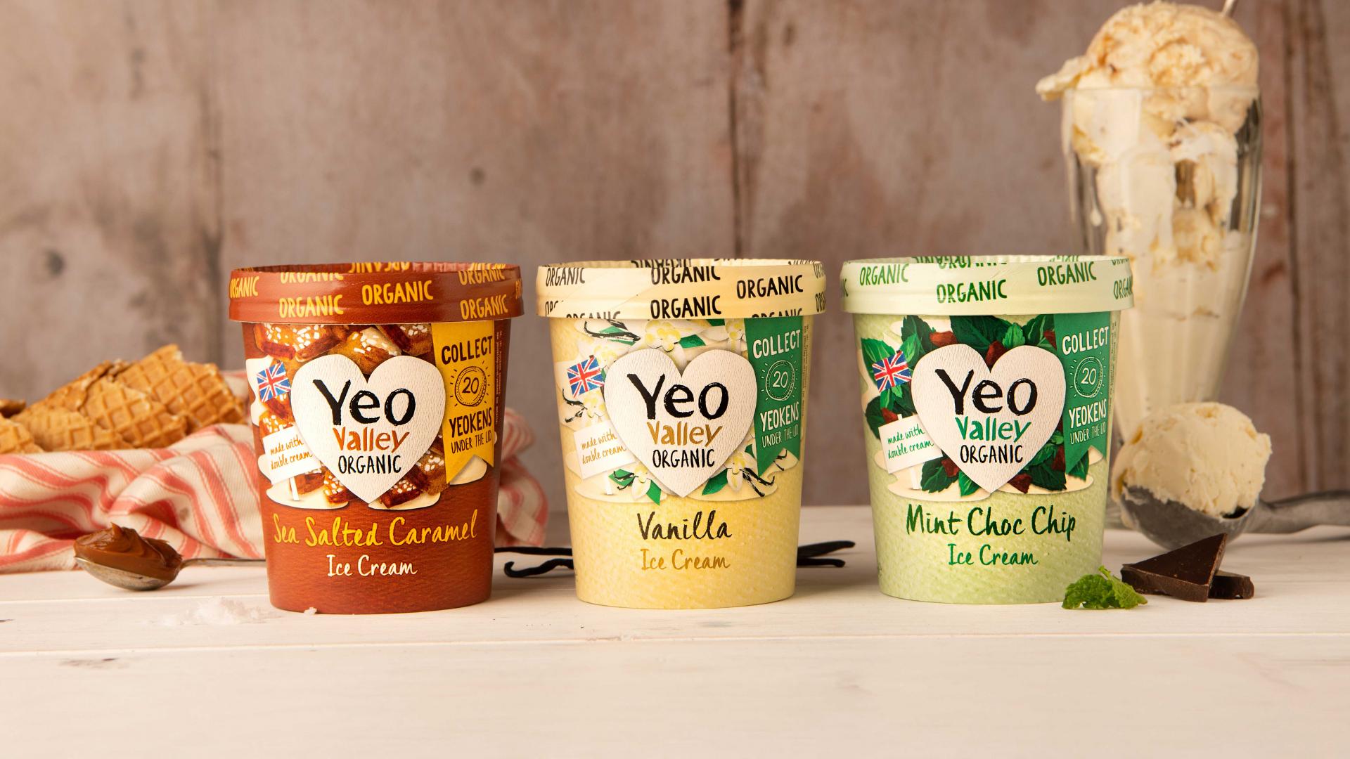 supermarket ice creams: Yeo Valley supermarket ice creams: Yeo Valley