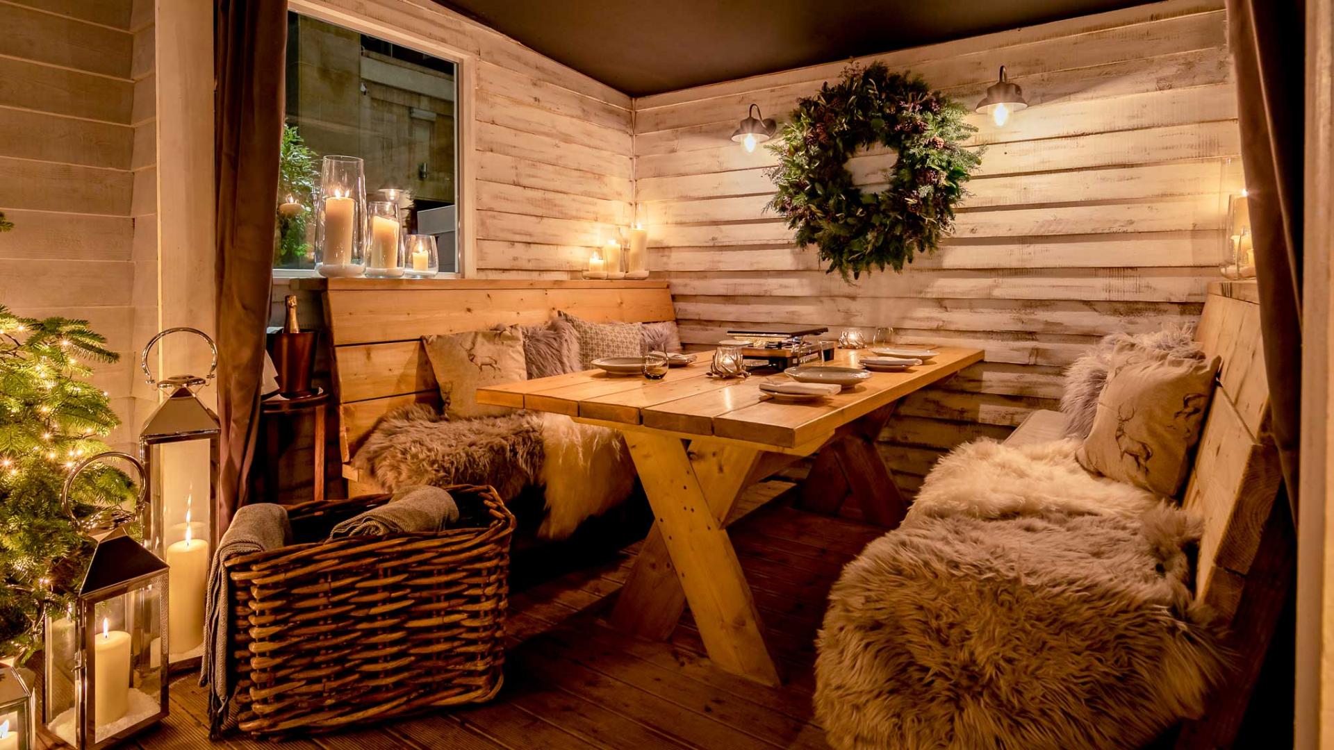 Christmas in London: winter cabins at The Berkeley