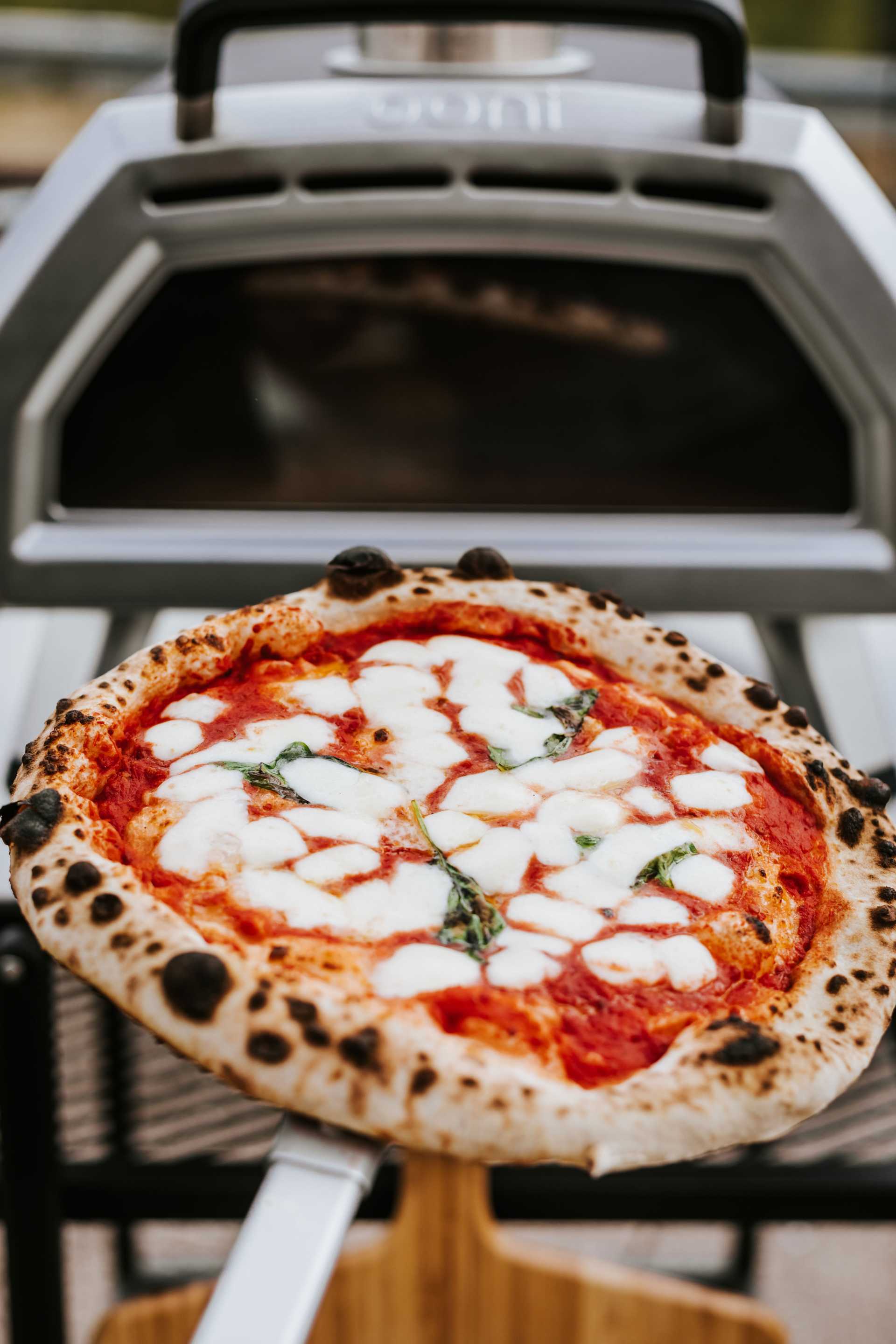 A margherita made with the Ooni Karu 16