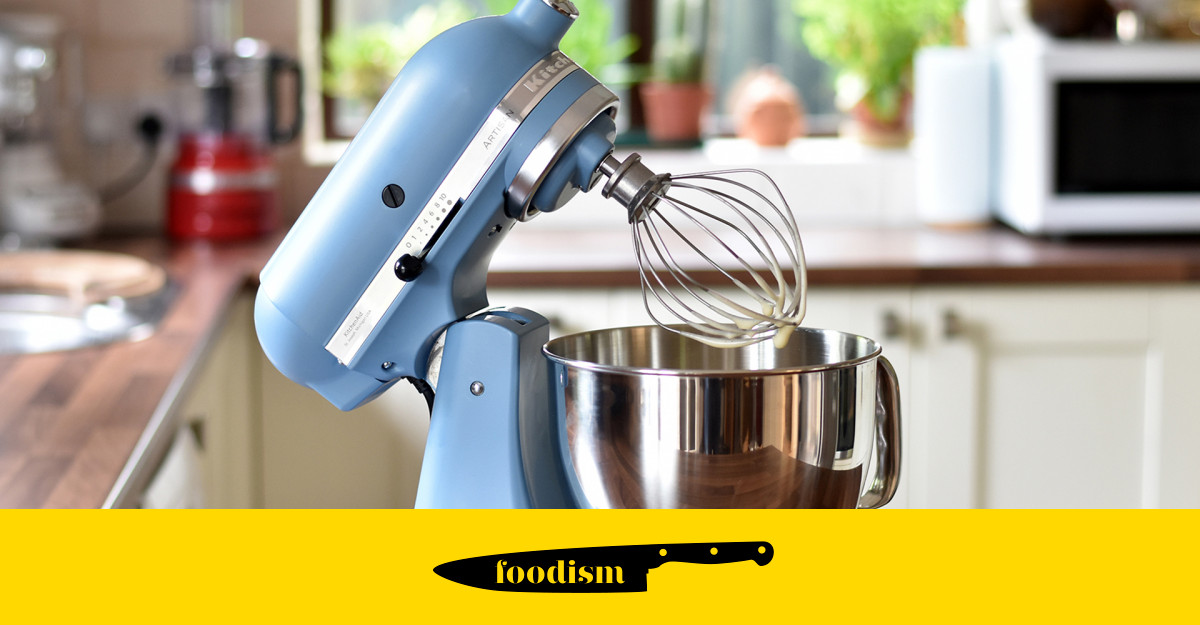 Win a KitchenAid Velvet Blue 4.8L Artisan Stand Mixer, worth over £450
