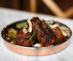 A small plate from Tandoor Chop House