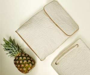 Ananas Anam makes handbags from pineapple leaves