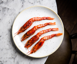 Grilled Sicilian prawns from The Ninth