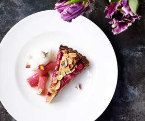 Rhubarb tart from The Petersham, Covent Garden