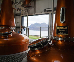 the Isle of Raasay's first legal distillery; Photograph by Scott Mooney