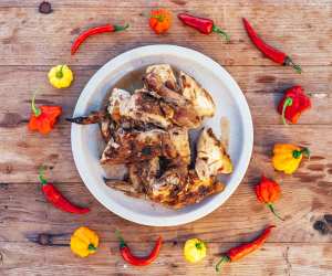 Piri piri chicken; photography by Haydon Perrior