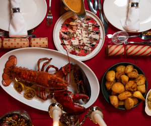 Christmas feast at Burger and Lobster
