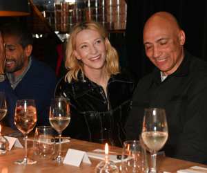 Cate Blanchett at a special dinner at the Supermarket of Dreams in Holland Park, London
