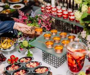 The dessert table at Indigo's Sunday Style Brunch
