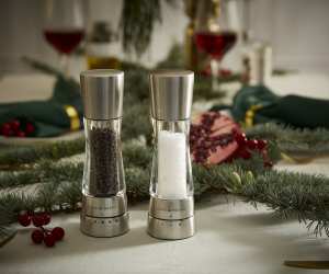 Cole & Mason stainless steel salt and pepper mills