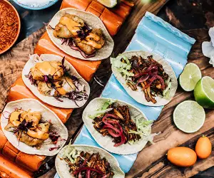 Soft-shell tacos at Habanera