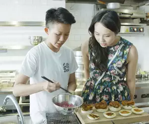 Ching filming for Ching's Amazing Asia