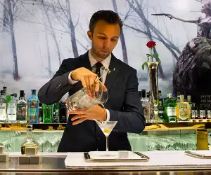 A dry martini from Dry Martini