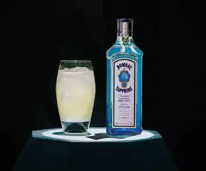 Bombay Sapphire nettle beer collins