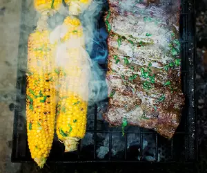 Corn on the cob by Tom Hunt. Photograph by Laura Edwards