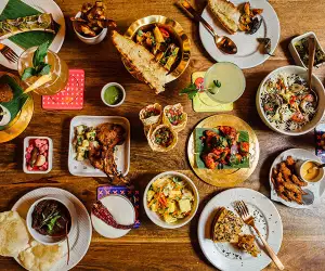 A selection of dishes from Talli Joe
