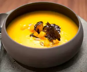 Samarkand's recipe for squash and liquorice soup