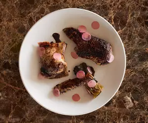 The clay-baked duck dish from CRAFT London