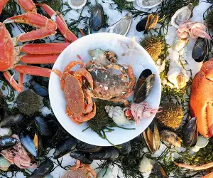 Seafood platter in St. John's Newfoundland & Labrador, Canada