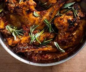 A recipe for Ischitana-style rabbit from The Silver Spoon's Naples and the Amalfi Coast; photography Simon Bajada