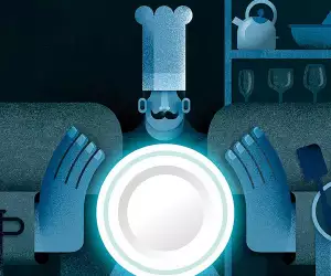 The future of food and drink in London; Illustrations by Maria Corte