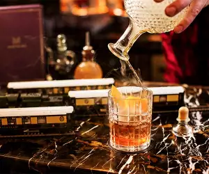 Cocktails at Manetta's Bar, Mayfair