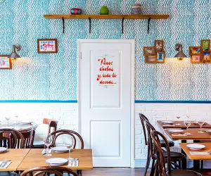Modern Mexican restaurant Santo Remedio; Photograph by Nick Hopper