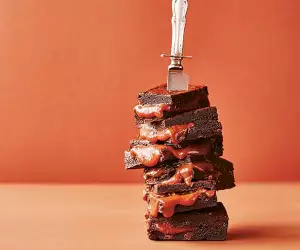 Make Chloe Timms' goldmine brownie; Photography © River Thompson