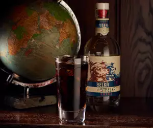 Belka and Stelka vodka
