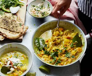 Tart London's smoked haddock and sweet potato curry